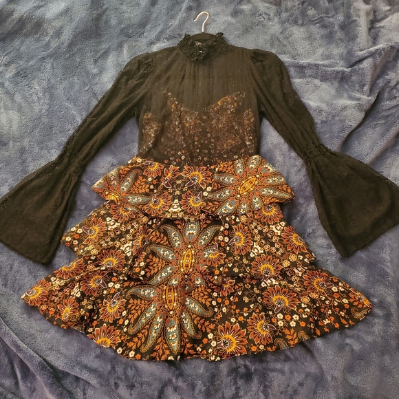 BCBG Generation Tiered Mock Dress - Picture 3 of 5